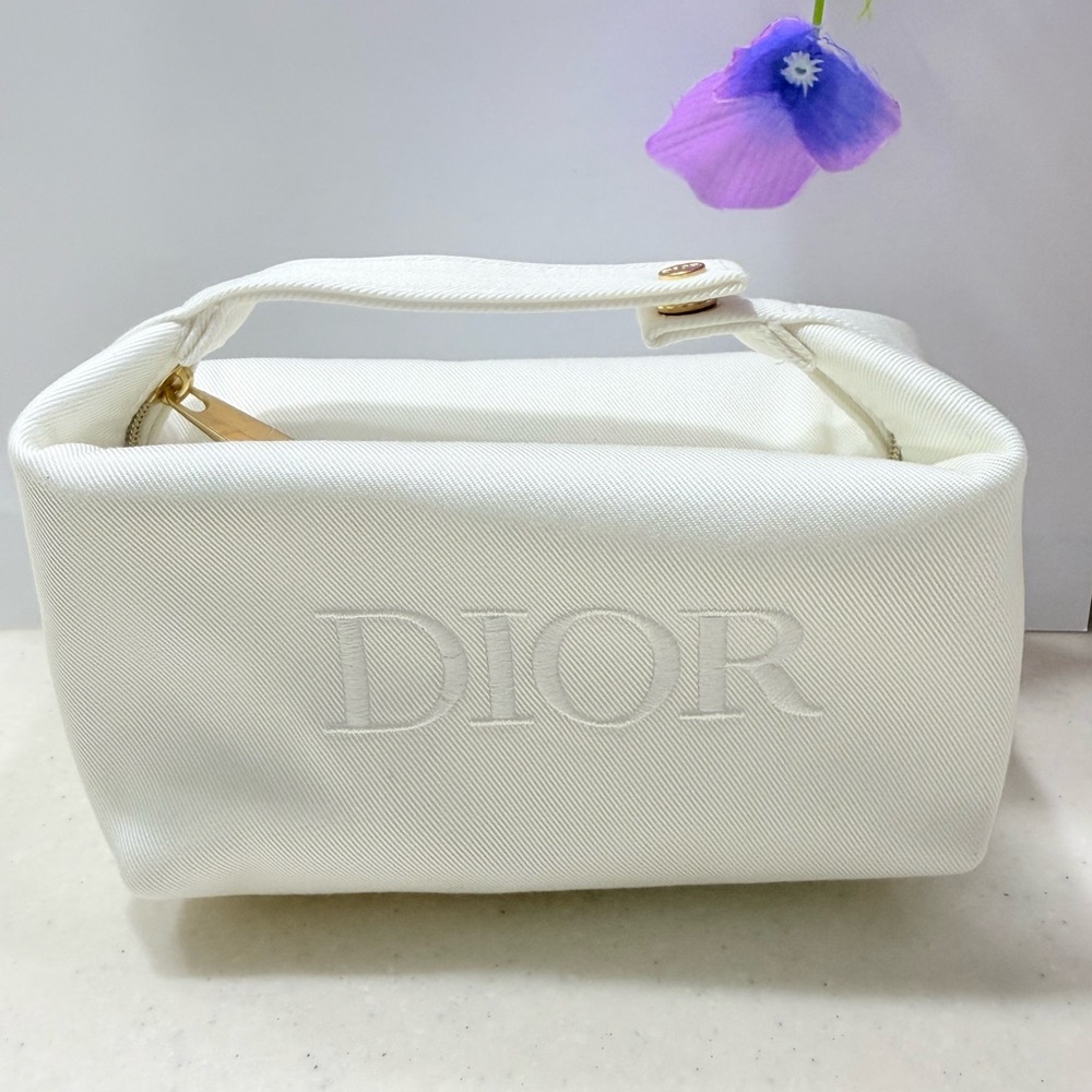 Dior Beauty Canvas Cosmetic Bag